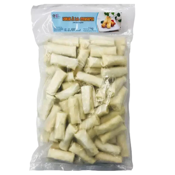 3760192940764 - MINI NEMS AUX CREVETTES SACHET WEI MING 80X25G 2KG