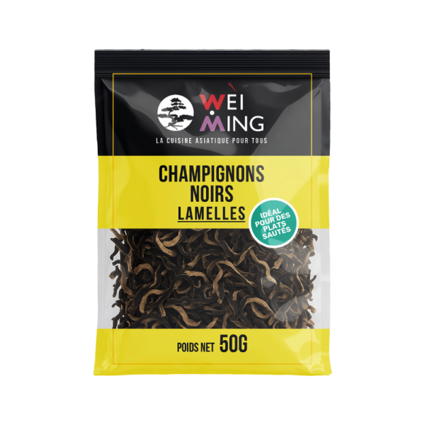 Champignons noirs lamelles