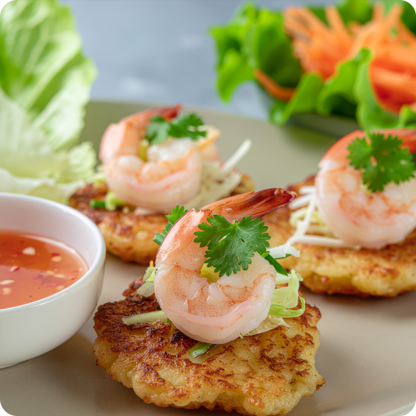 crêpe aux crevette vietnamienne