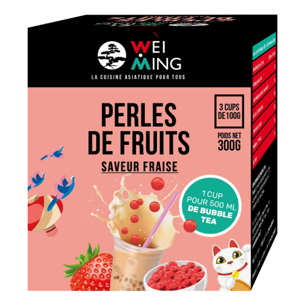 perles de fruits fraise