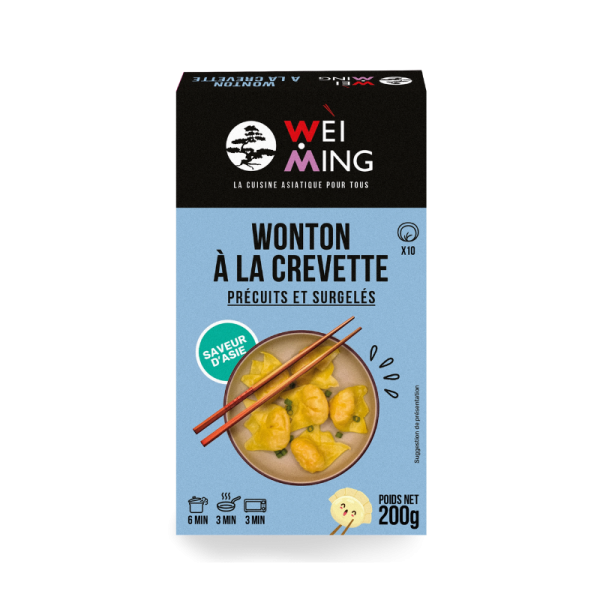 wonton à la crevette